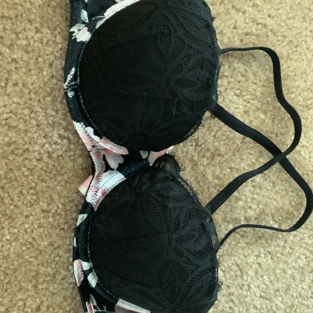Black Lace Bra by Pink
